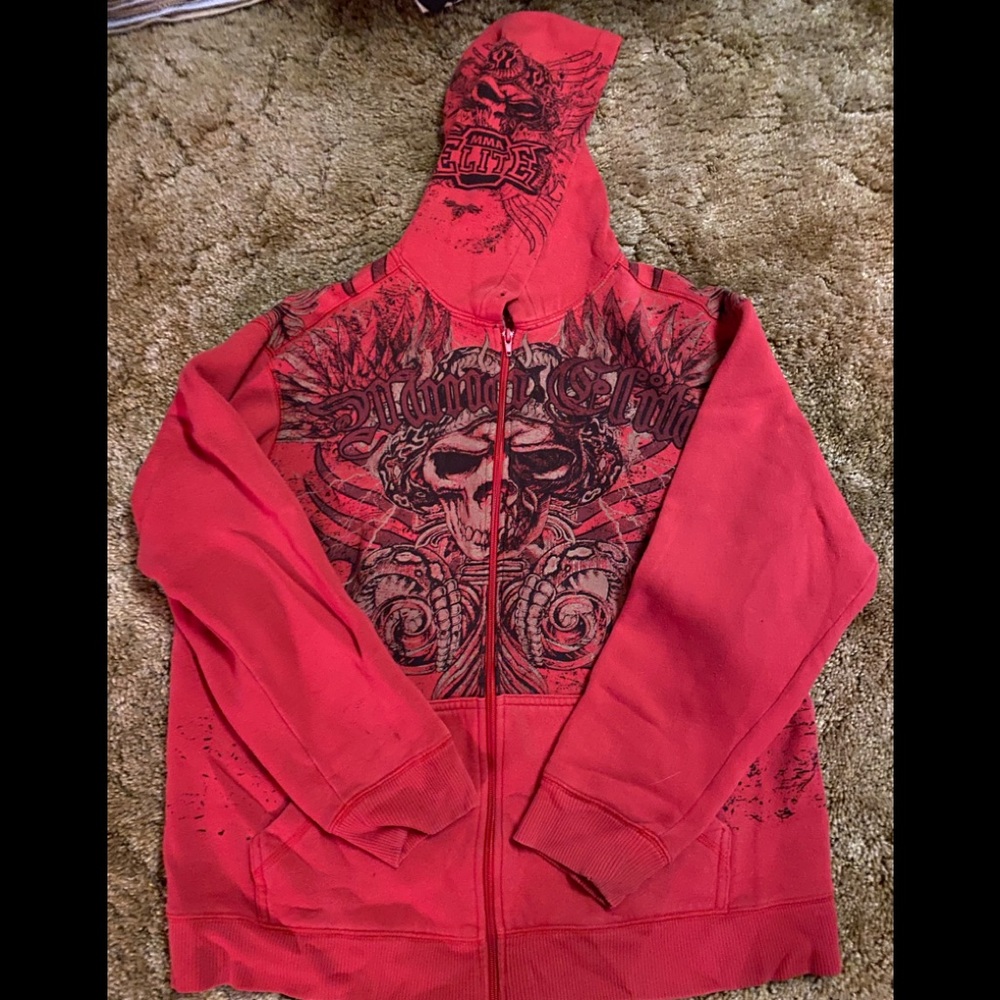Elite zip up sweater